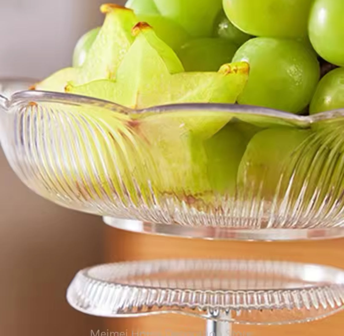 Multilayer Rotating Display Stand, Cakes Snacks and Fruits Stand, 3 Tier Fruit Plate, Stable Modern Dried Fruit Plate Multilayer Rotating Display Stand, Cakes Snacks and Fruits Stand, 3 Tier Fruit Plate, Stable Modern Dried Fruit Plate